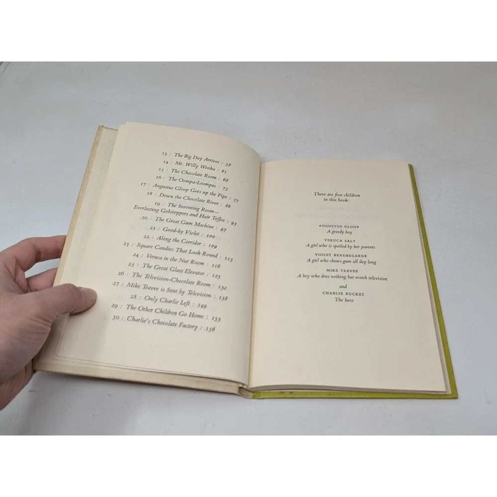 Charlie & the Chocolate Factory 1973 Roald Dahl Concorde Confections VTG Special